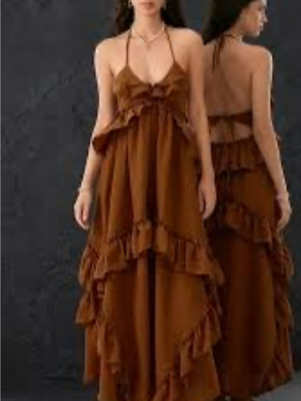 Free People beach free-est Santa Luz Maxi Dress
Tuscany Brown size Small